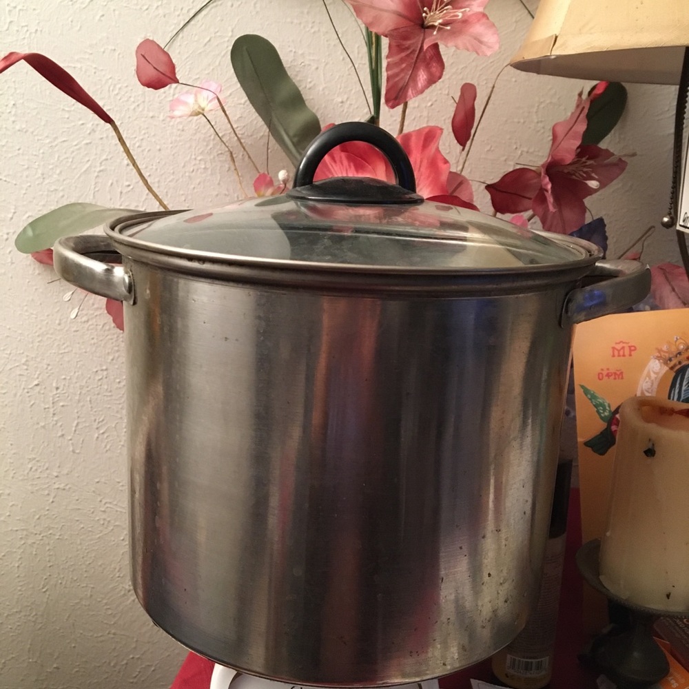 Mainstays Stainless Steel 8 Quart Stock Pot with L